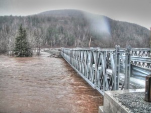 Dec. 15, 2010 Flood on Margaree - photo John Hart