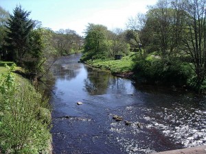 Ayr River at Sorn in Ayrshire, southwest Scotland, has had its share of salmon anglers for centuries.