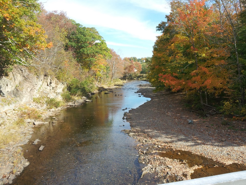 The theme this fall has been of low water on the Northumberland Strait rivers. This was taken Wednesday, Oct. 7, 2014. Photo: Lewis Hinks