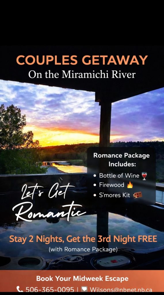 Couples Getaway on the Miramichi River